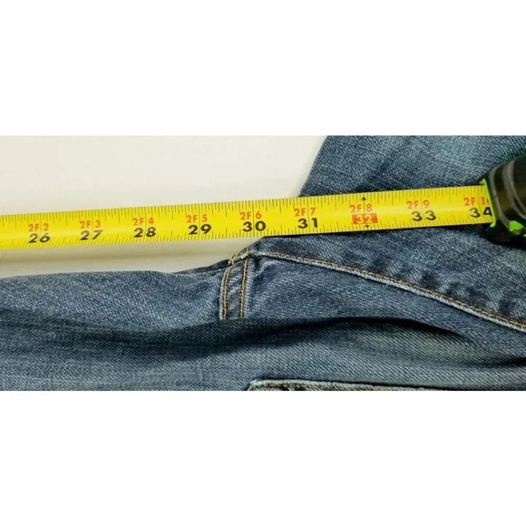 American Eagle Outfitters 28X30 Men's Original Straight Blue Denim Cotton Jeans - Picture 3 of 11